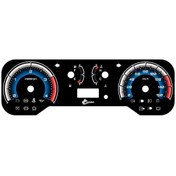 تصویر صفحه کیلومتر اسپرت نیسان طرح هاله آبی 