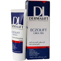 تصویر کرم مرطوب کننده درمالیفت مدل اگزولیفت حجم ۷۵ میلی لیتر حاوی اوره ۱۰ درصد 