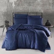 تصویر سرویس روتختی هتلی سرمه ای 