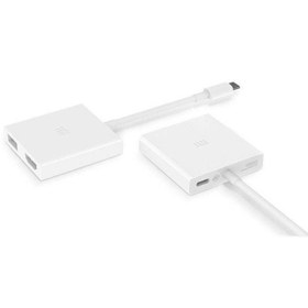 تصویر مبدل Type-C به USB HDMI شیائومی Xiaomi مدل ZJQ01TM 