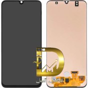 تصویر تاچ ال سی دی استوک روی کاری گوشی سامسونگ A30s / تاچ ال سی دی سامسونگ A307FN فابریک با فریم - مشکی 