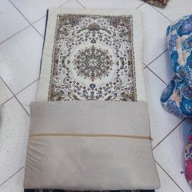 تصویر تشک کناره اتاقی تشک نمدی مخمل زیرانداز مخمل پتوکناراتاقی 