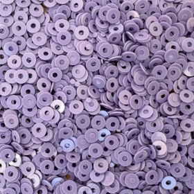 تصویر پولک تخت 2 میل بنفش یاسی بسته 25 گرمی Multi Size Sequin Milky Flat Round Sequins 2