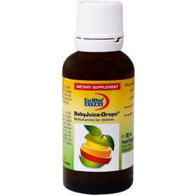 تصویر قطره نیو بیبی جویس یوروویتال ۳۰ میلی لیتر EuRho Vital New Baby Juice Drops 30 ml