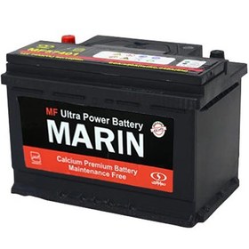 تصویر باتری خودرو مارین 74 آمپر ا Car battery MARIN 74 amp Car battery MARIN 74 amp