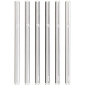 تصویر نی شیشه ای 6 عددی وی ام اف | WMF BARIC Glass straws 6 pcs. 150 mm with brush 