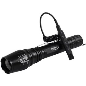 تصویر چراغ قوه شارژی Ps-90 T6 با پایه تفنگ LED مردانه | پلیس POLICE 6948870586689 