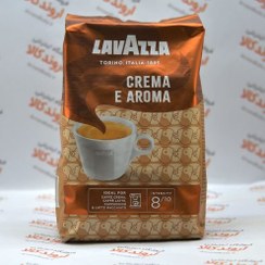 تصویر دانه قهوه لاوازا گوستوسو مدل کافه کرما 1 کیلویی Lavazza Caffee Crema Gustoso