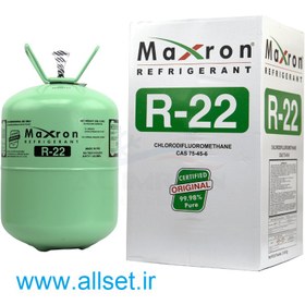 تصویر گاز مبرد مکسرون maxron r 22 maxron r 22