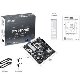 تصویر مادربرد ایسوس PRIME B860M-K (فروش به‌صورت باندل CPU) LGA1851