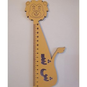 تصویر خط کش چوبی الفبایی حروف ش گ خ