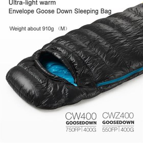 تصویر کیسه خواب نیچرهایک مدل CW400 کد NH18C400-D Naturehike CW400 Sleeping bag