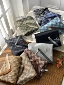 تصویر شال موهر طرح Pier Doppel - قهوه ای 