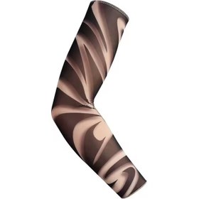 تصویر ساق دست طرح تاتو مدل ابرهای تیره 