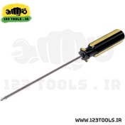 تصویر پیچ گوشتی تکی لایت ژاپن چهار سو 150*6 مدل 167 Light Philips Sided Screwdriver 167-6P