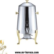 تصویر سرو مایعات گرم امپریال با پایه طلایی 