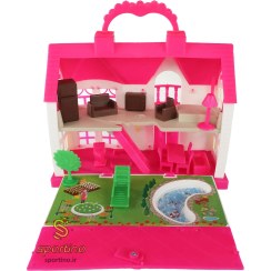 تصویر اسباب بازی خانه عروسکی مدل آذین 