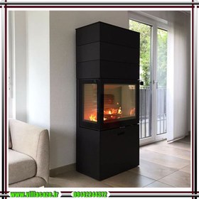 تصویر بخاری هیزمی دیبا 