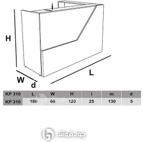 تصویر میز کانتر KP310 