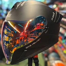 تصویر کلاه کاسکت فک ثابت QIKE مدل FP02 مشکی مات Helmet QIKE model FP02 fixed jaw matte black