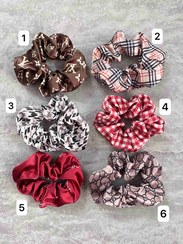 تصویر کش اسکرانچی ساتن چاپی (۲) - ۶ 