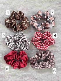 تصویر کش اسکرانچی ساتن چاپی (۲) - ۶ 