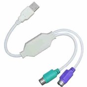 تصویر تبدیل PS2 TO USB برددار DTECH 