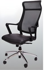 تصویر صندلی کارمندی مدل K 912 - مشکی K 912 model office chair
