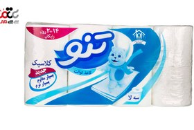 تصویر دستمال توالت رولی تنو 3 لایه 16 عددی Teno Toilet paper 3 ply 16 Pcs