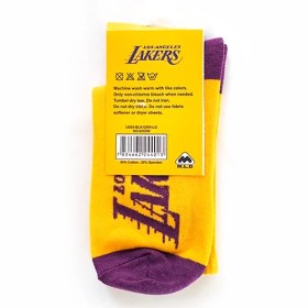 تصویر جوراب نیم ساق ورزشی لیکرز Lakers 