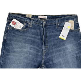 تصویر شلوار جین مردانه لیوایز رنگ آبی کلاسیک ابروبادی کد 502….LEVIS 