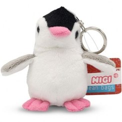 تصویر جاکلیدی پنگوئن برند NICI نیکی ابعاد 9×10 سانتی متر سفید 