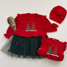 تصویر پیراهن دامن تور - سایز ۱ 