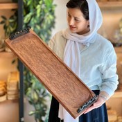 تصویر تخته سرو وینتیج مستطیل کد 1260017 