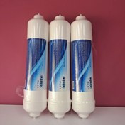 تصویر فیلتر تصفیه آب آکواجوی مدل اینلاین بسته ۳ عددی 