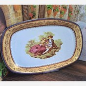 تصویر دیس بزرگ چینی پردیس کاشان مدل لیلی و مجنون 