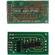 تصویر آمپلی فایر ال ای دی RGB ولتاژ 12 الی 24 ولت DC با جریان 6 آمپر Amplifier RGB 12-24 V DC -6A