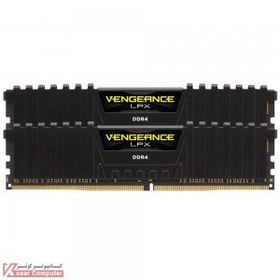 تصویر رم کورسیر 16 گیگابایت (2×8) دو کانال DDR4 3200 مدل Vengeance LPX CL16 