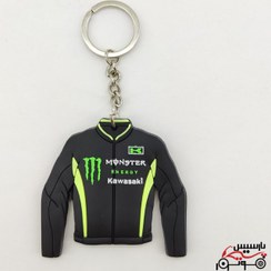 تصویر جاکلیدی کاپشن کاوازاکی Kawasaki Jacket KeyChain