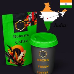 تصویر قهوه روبوستا پارچمنت هند | INDIA PARCHMENT ROBUSTA 