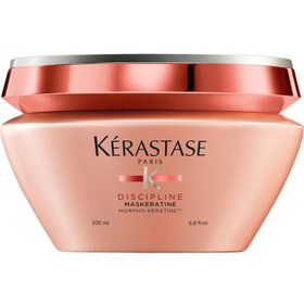 تصویر ماسک مو داخل حمام مهار کننده وز مو کراستاس مدل دیسیپلین (Disipline) Kerastase Discipline Maskeratine Discipline Mask for All Hair Types 200 ml