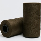 تصویر نخ بافت موم دار دوراک ترکیه شکلاتی کد 110 سایز 0.8 