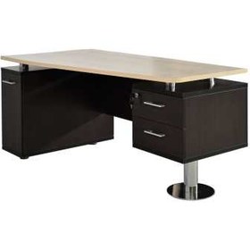 تصویر میز اداری ایستا مدل IC200-1 ونگه افرا ا Ista IC200-1 Wenge Maple Office Desk Ista IC200-1 Wenge Maple Office Desk