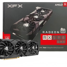 تصویر کارت گرافیک XFX RX 590 با یک ماه گارانتی-دسته دوم 