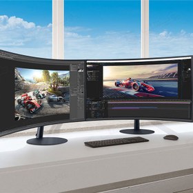 تصویر مانیتور خمیده 32 اینچ سامسونگ LS32C390EA ا Samsung C390 LS32C390EA 32 inch 75Hz Gaming Monitor Samsung C390 LS32C390EA 32 inch 75Hz Gaming Monitor
