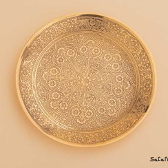 تصویر بشقاب برنجی دیوارکوب هندی مدل شیوا 