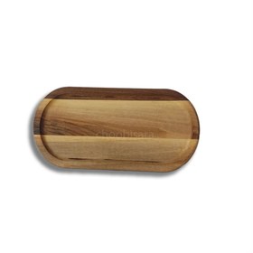 تصویر قیمت و خرید اردو خوری چوبی بیضی شکل یک تیکه مدل T0159 - چوبی سرا 