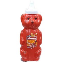 تصویر سس گوجه فرنگی مهرام ۴۵۵ گرمی 