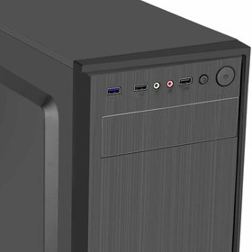 تصویر کیس کامپیوتر اوست Henza Mid Tower مشکی Awest Henza Mid Tower Black Computer Case