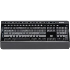 تصویر کیبورد و ماوس بی سیم مایکروسافت مدل 3050 Microsoft 3050 Wireless Keyboard and Mouse